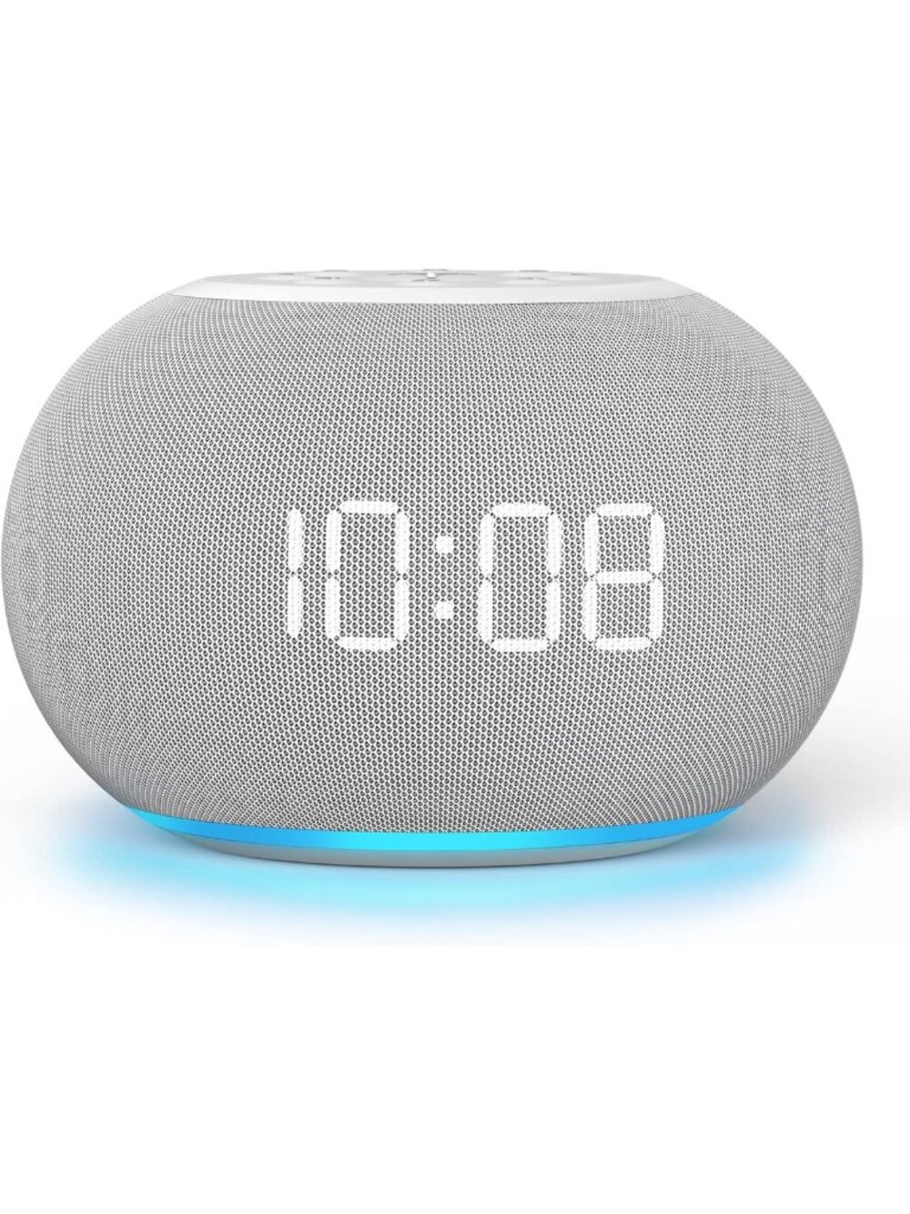 Auto-Dimmable Sound Machine Alarm Clock with Night Light, 20 Soothing Sounds